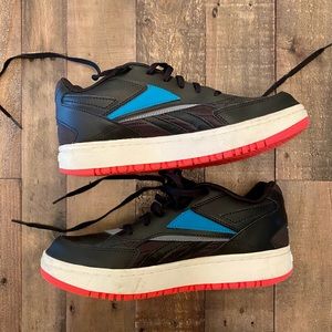 Reebok platform sneakers.